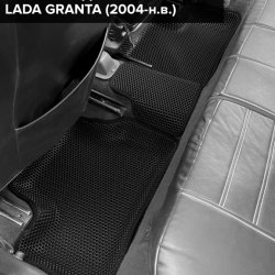 3D коврики EVA с бортами Lada Granta FL седан, лифтбек, универсал (2018-н.в.)