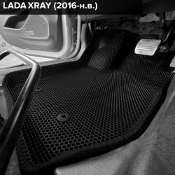 3D коврики EVA с бортами Lada XRAY (2015-н.в.)