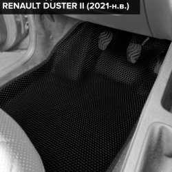 3D коврики EVA с бортами Renault Duster II (2020-н.в.)