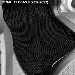 3D коврики EVA с бортами Renault Logan II (2012-2022)