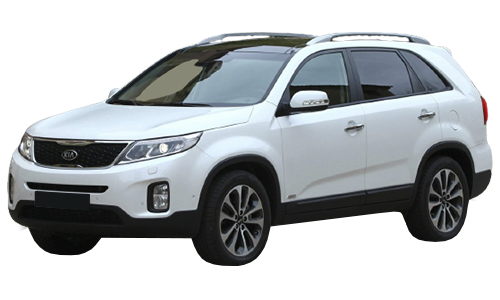 2D коврики EVA в салон  на Kia Sorento II рестайлинг 5 мест (2012-2021)