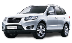 2D коврики EVA в салон и багажник  на Hyundai Santa Fe II рестайлинг (2009-2012)