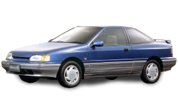 2D коврики EVA в салон и багажник  на Hyundai Scoupe (1988-1996)