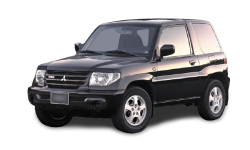 2D коврики EVA в салон на Mitsubishi Pajero iO 3D левый руль (1998-2007)